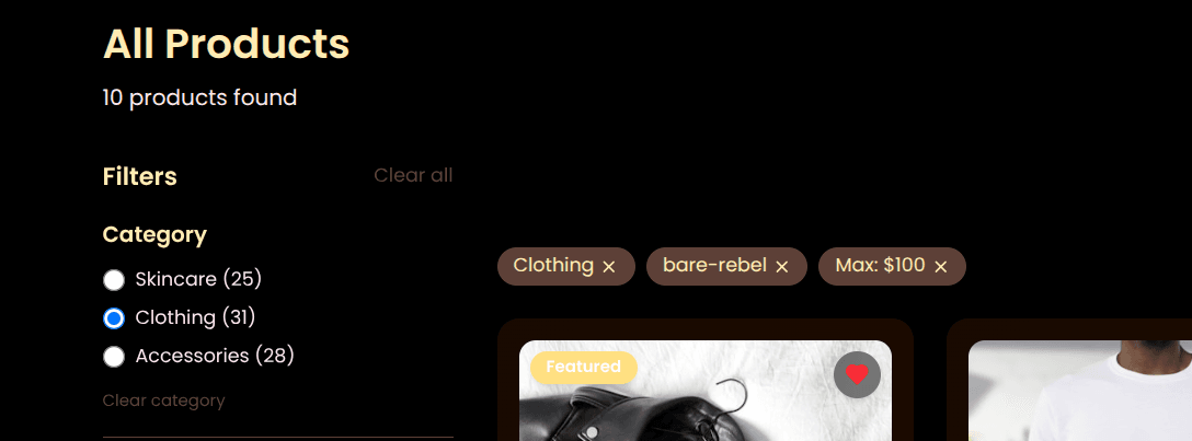 Advanced Filtering
